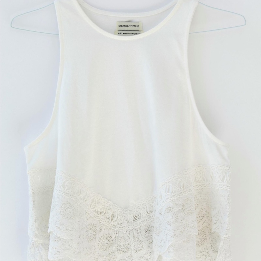 Urban Outfitters Lace Trim Tank